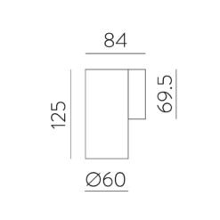 Pipe 1 - Aplique de pared - ACB