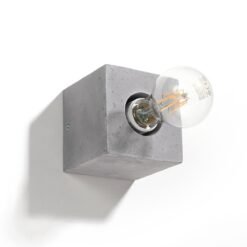Aplique de pared Abel Cemento - Sollux Lighting